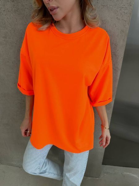 Подовжена футболка oversize  SH268  фото