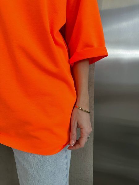 Подовжена футболка oversize  SH268  фото